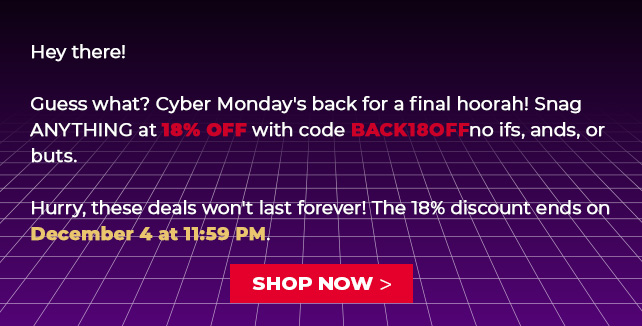 Don't Miss Cyber Monday's 20% Off Deal!