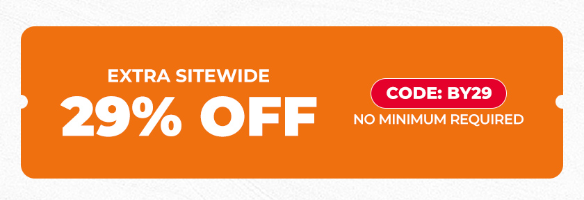 Black Friday: Extra 29% Off SiteWide!