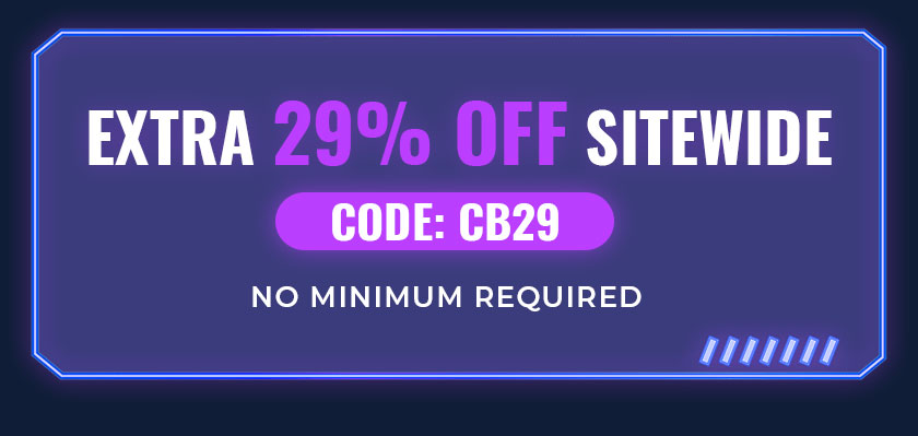 Black Friday: Extra 29% Off SiteWide!